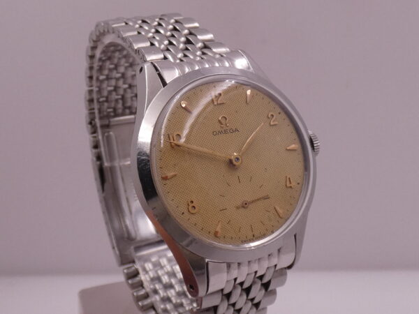 Omega Classic Vintage Big Second 2750-4 Honeycomb Dial ANNO 1952 Acciaio Carica Manuale Cal. 266