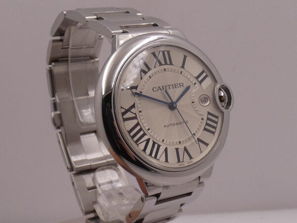 Cartier Ballon Bleu 42mm 3001 BOX PAPERS & STICKERS Anno 2012 Automatico Acciaio W69012Z4