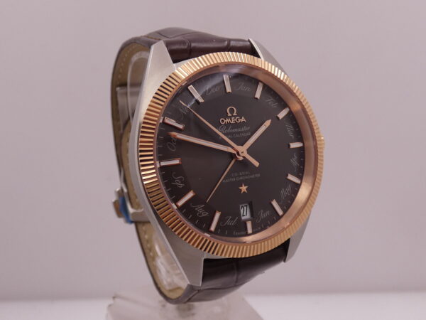 Omega Globemaster Constellation Annual Calendar BOX&PAPERS Anno 2022 NEW UNWORN 18Kt SEDNA Gold Bezel "Pie Pan" Dial Co-Axial METAS Master Chronometer