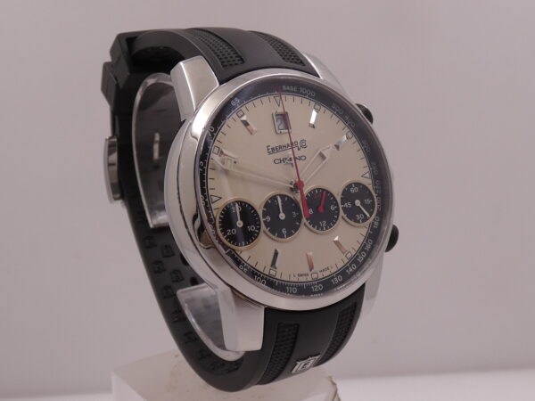 Cronografo Eberhard & Co. Chrono 4 Grande Taille 31052 BOX&PAPERS Anni 2000's Automatico Acciaio