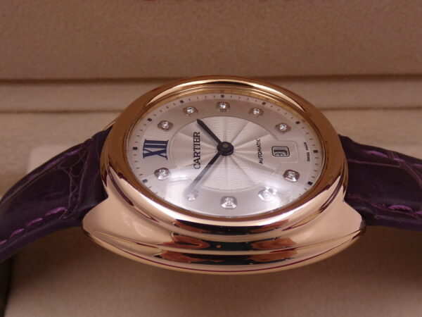 Cartier Clé de Cartier Mid-Size 31mm 3947 DIAMONDS DIAL Oro Rosa 18Kt BOX&PAPERS Anno 2021 For Ladies WJCL0031