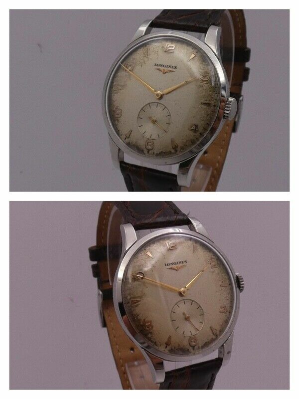 Longines Calatrava Oversize 37 mm 4914-22 Acciaio ANNO 1953 Carica Manuale Vintage
