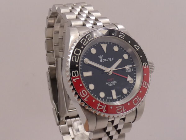 Squale GMT 1545 COKE Bezel BOX&PAPERS Anno 2021 Automatico Acciaio Bracciale Jubilee