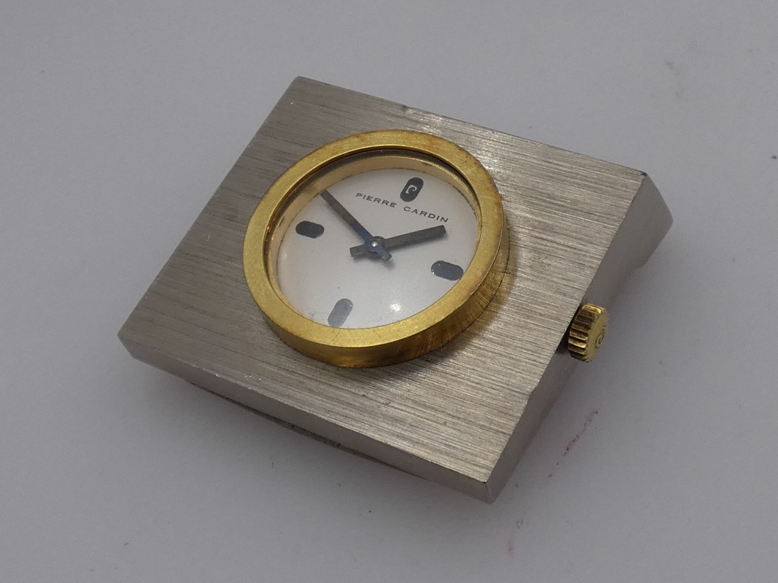 Pierre Cardin Espace PC 11 Jumbo by Jaeger LeColtre 18Kt G.F. Bezel Anni 70's Carica Manuale Vintage - immagine 10