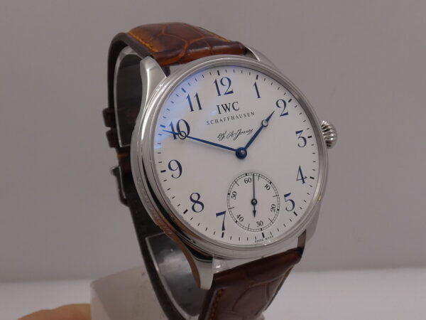 IWC Portuguese Hand-Wound F.A.Jones IW5442 TOP CONDITION FULL SET Carica Manuale Acciaio Limited Edition 3000 al MONDO