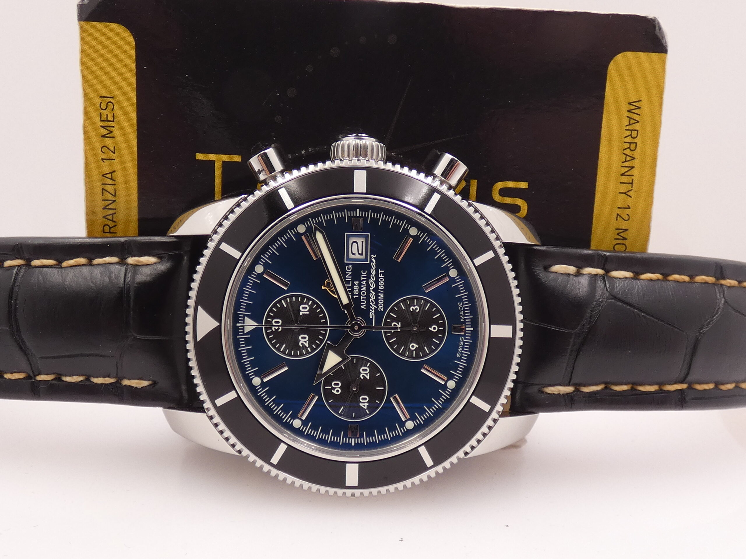 Cronografo Breitling Superocean Heritage A13320 BOX&PAPERS With C.O.S.C. Anno 2014 Automatico Acciaio - immagine 2