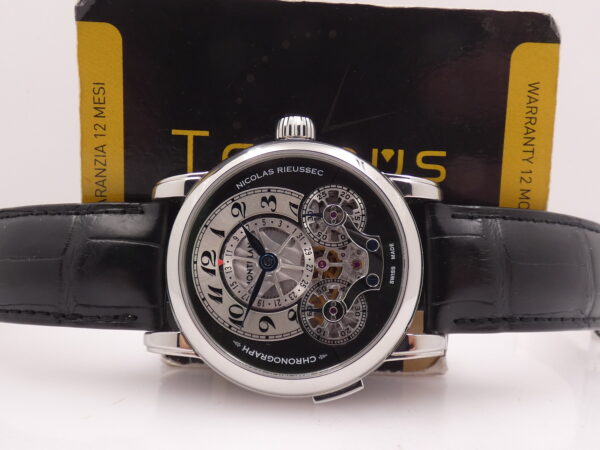 Cronografo Montblanc Nicolas Rieussec Monopoussoir Reserve De Marche 72h 104981 NEW BOX PAPERS & STICKERS Marzo 2026 Manuale