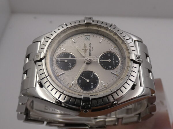 Cronografo Breitling Chronomat  A13047 With BOX Automatico Acciaio Bracciale Pilot Anni 90's
