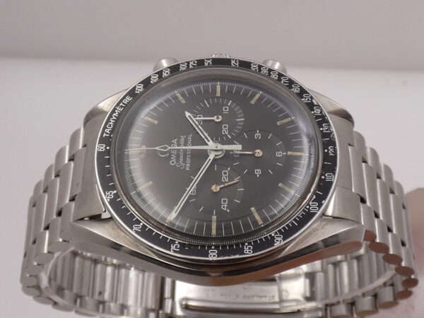 Cronografo Omega Speedmaster Moonwatch DON BEZEL 42mm 145.022 SR LONG & STEP DIAL With BOX ANNO 1969 Hand Winding 861 Acciaio