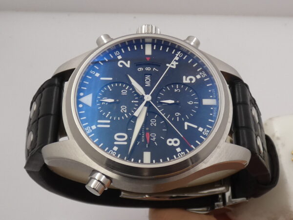 Cronografo IWC Pilot Double  Rattrapante 3778 BOX&PAPERS Anno 2015 Automatico Acciaio IW377801