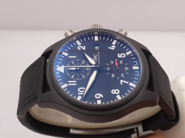 Cronografo IWC Pilot Top Gun Flyback IW3890 BOX&PAPERS Anno 2017 Automatico CERAMICA & Acciaio