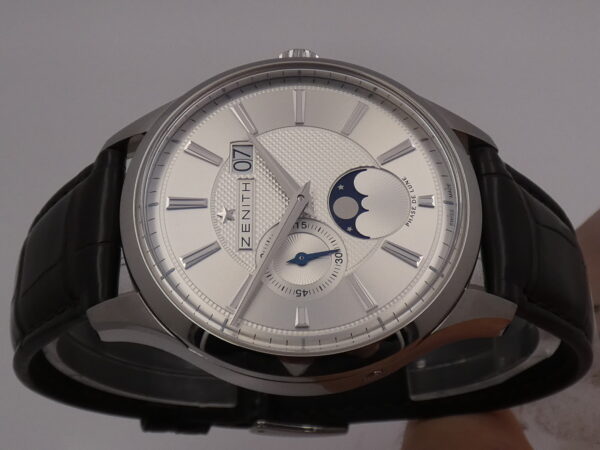 Zenith Captain Moonphase Elite TOP CONDITION BOX&PAPERS Automatico Acciaio 03.2140.691/02.C498