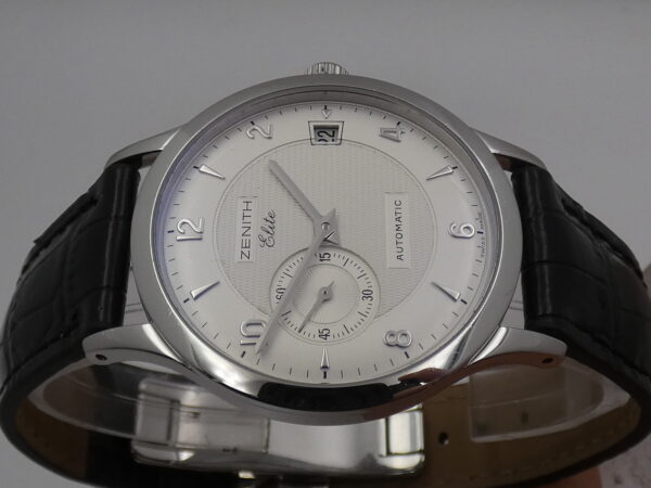 Zenith Elite WITH PAPERS Anno 2017 Honey Comb Dial Automatic Date Acciaio 01.1125.680