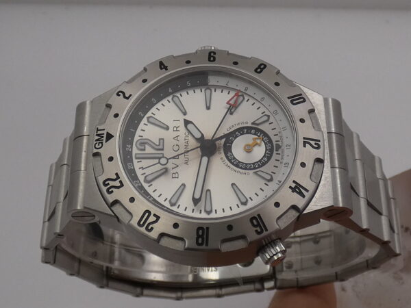 Bulgari Diagono Professional GMT Date GMT40S TOP CONDITION BOX&PAPERS Anno 2012 Automatico Acciaio