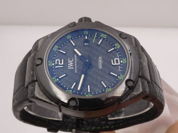 IWC Ingenieur Automatic Performance VERDE IW322404 With STICKERS LIMITED EDITION 1000pz Fibra Di Carbonio For MERCEDES AMG PETRONAS Formula One™ Team