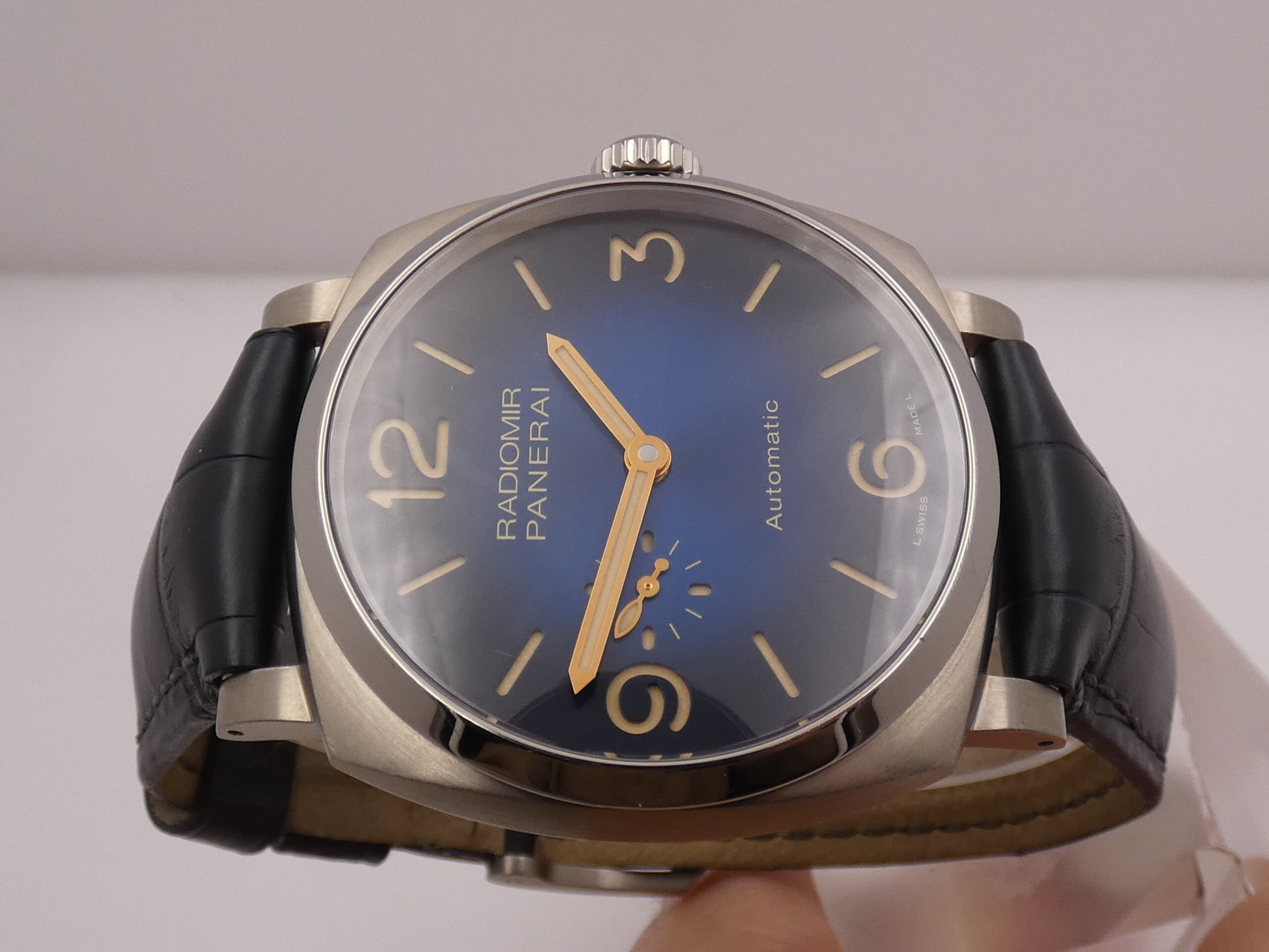 Panerai Radiomir 45mm Titanium PAM01078 Blue Dial BOX&PAPERS TOP CONDITION Automatico Anno 2020 LIMITED EDITION 288pcs Worldwide