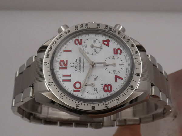 Cronografo Omega Speedmaster Reduced for Ladies TOP CONDITION M.O.P. Dial & Red Index BOX&PAPERS Anno 2016 Automatico Acciaio 3534.79.00
