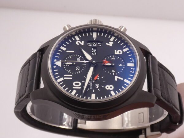 Cronografo IWC Pilot Top Gun Day-Date IW3789 WITH PAPERS Anno 2013 Automatico Ceramica & Titanio