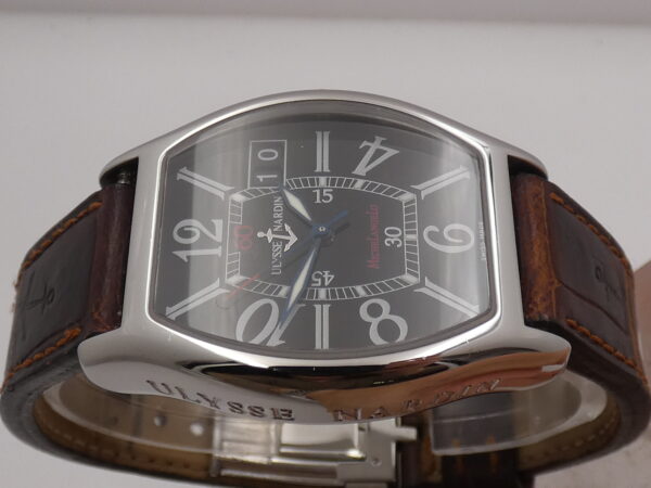 Ulysse Nardin Michelangelo Big Date 233-48 BOX&PAPERS Black Dial Automatico Acciaio