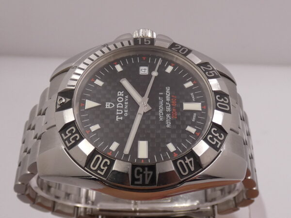 Tudor Hydronaut II 20040 41mm With PAPERS Carbon Black Dial Automatico Braccialato Acciaio ANNI '2000