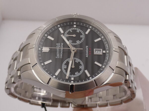 Cronografo Eberhard & Co. Aquadate 31071 NEW FULL SET Gennaio 2026 Automatico Acciaio MAI INDOSSATO