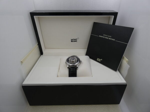 Cronografo Montblanc Nicolas Rieussec Monopoussoir Reserve De Marche 72h 104981 NEW BOX PAPERS & STICKERS Marzo 2026 Manuale