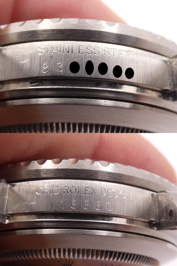 Rolex Sea-Dweller 16660 Spider Dial Faded Bezel ANNO 1983 Halzenut Indexes TOP Automatico Acciaio