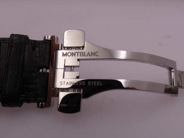 Cronografo Montblanc Nicolas Rieussec Monopoussoir Reserve De Marche 72h 104981 NEW BOX PAPERS & STICKERS Marzo 2026 Manuale