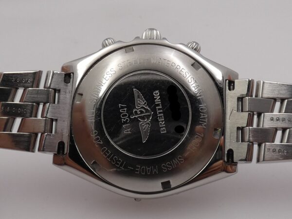Cronografo Breitling Chronomat A13047 With BOX Automatico Acciaio Bracciale Pilot Anni 90's