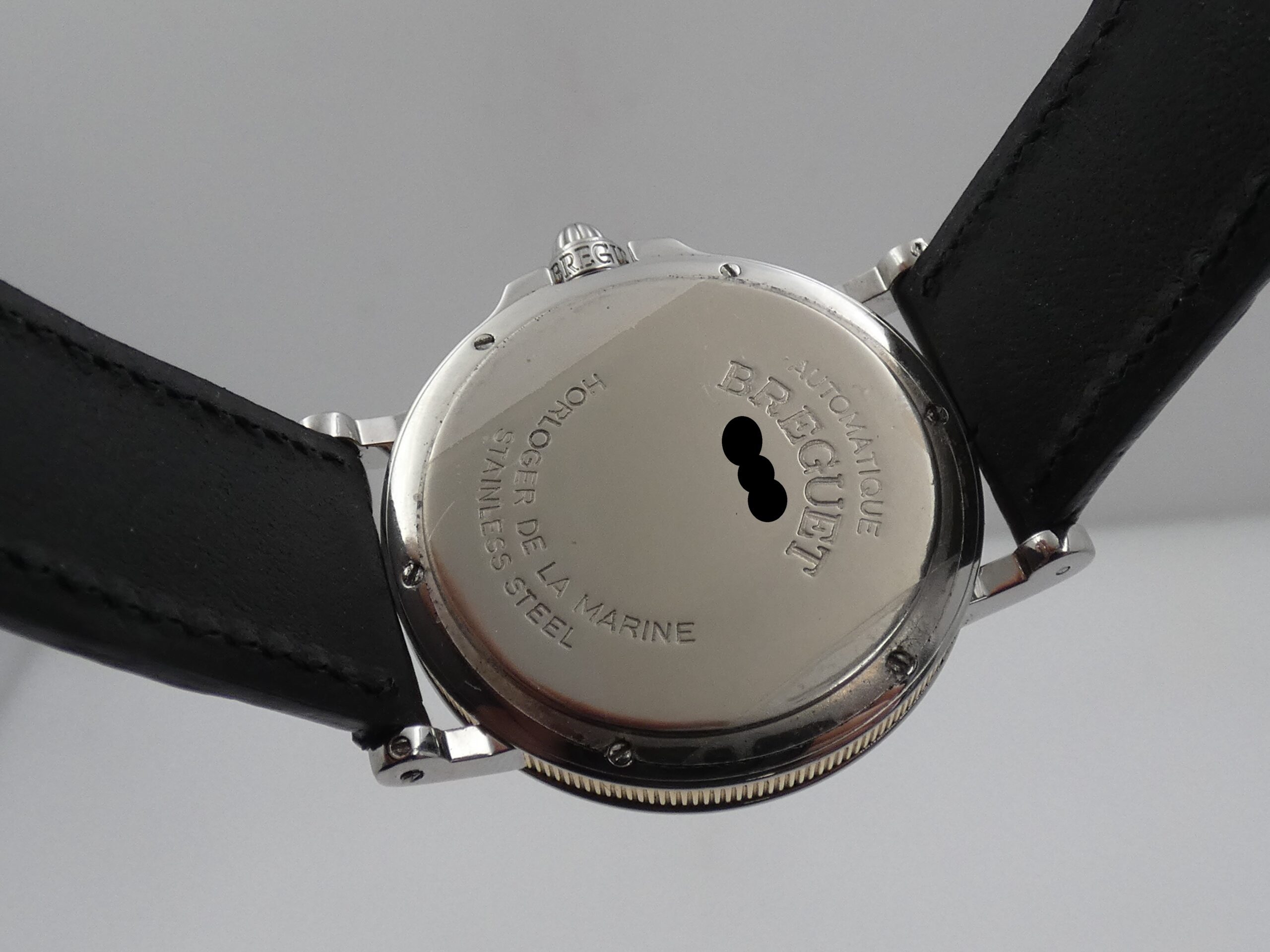 Breguet Marine 3400SA ORO MASSICCIO 18Kt & Acciaio ROTORE ORO 21KT Guilloché Main Dial Automatico - immagine 16