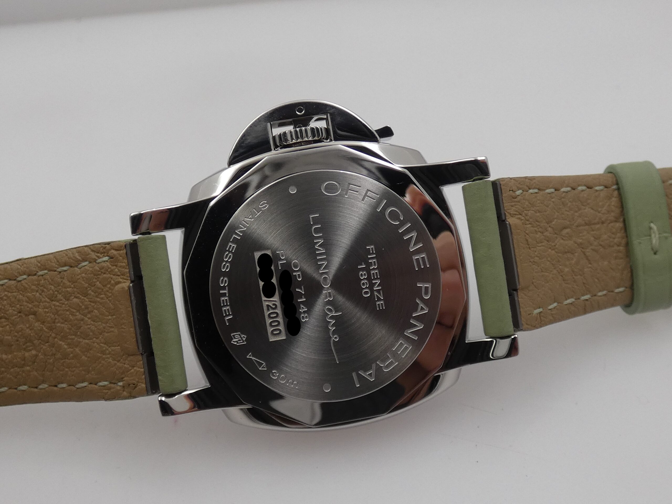 Panerai Luminor Due 38mm PAM00755 TOP CONDITION BOX&PAPERS Automatico Anno 2019 Limited Edition 2000pcs OP7148 Grey SANDWICH DIAL Acciaio - immagine 17