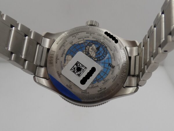 Montblanc 1858 GMT 129615 Black NEW BOX PAPERS & STICKERS Marzo 2026 Automatico Acciaio & Titanio
