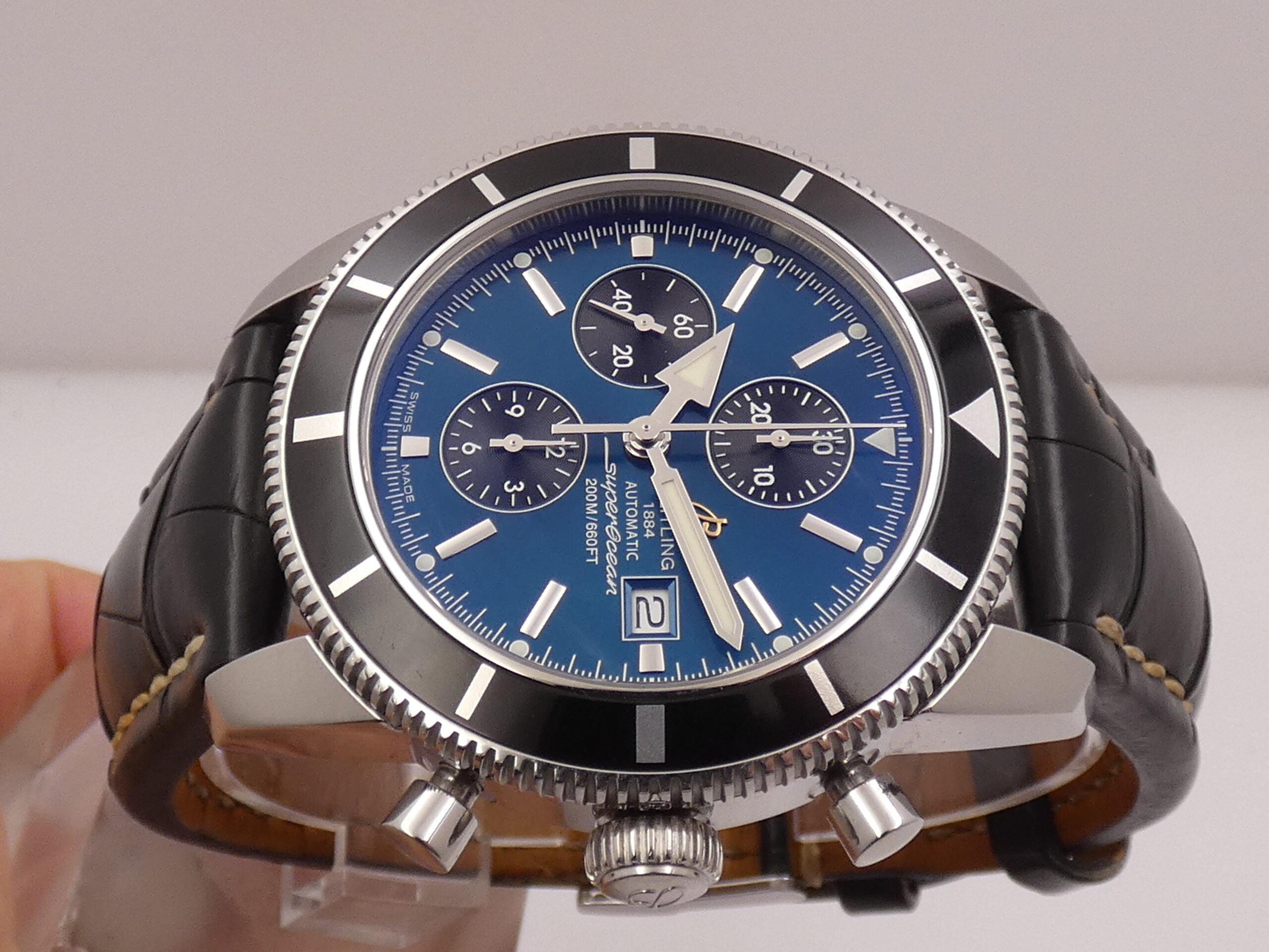 Cronografo Breitling Superocean Heritage A13320 BOX&PAPERS With C.O.S.C. Anno 2014 Automatico Acciaio - immagine 4