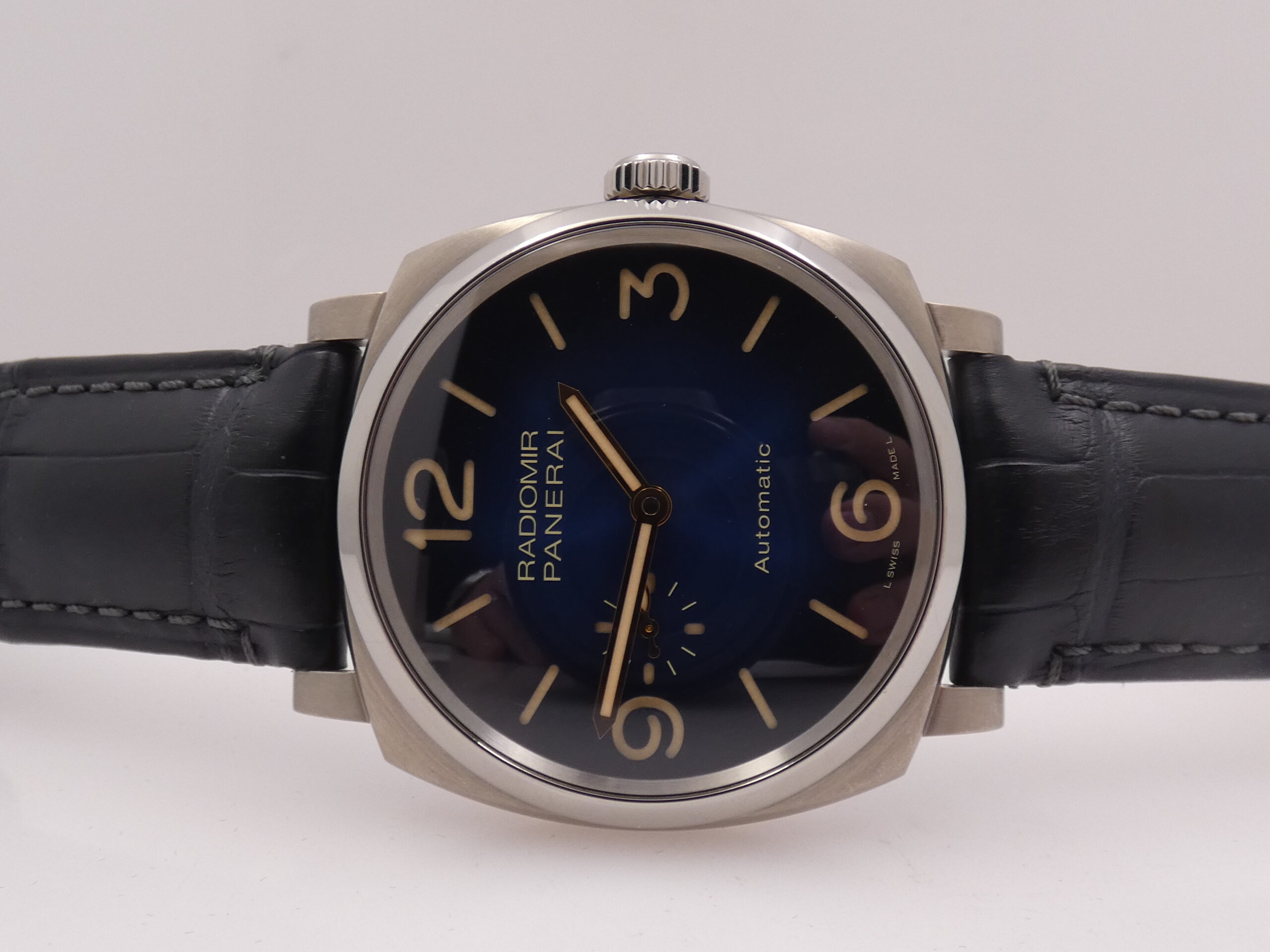 Panerai Radiomir 45mm Titanium PAM01078 Blue Dial BOX&PAPERS TOP CONDITION Automatico Anno 2020 LIMITED EDITION 288pcs Worldwide - immagine 4