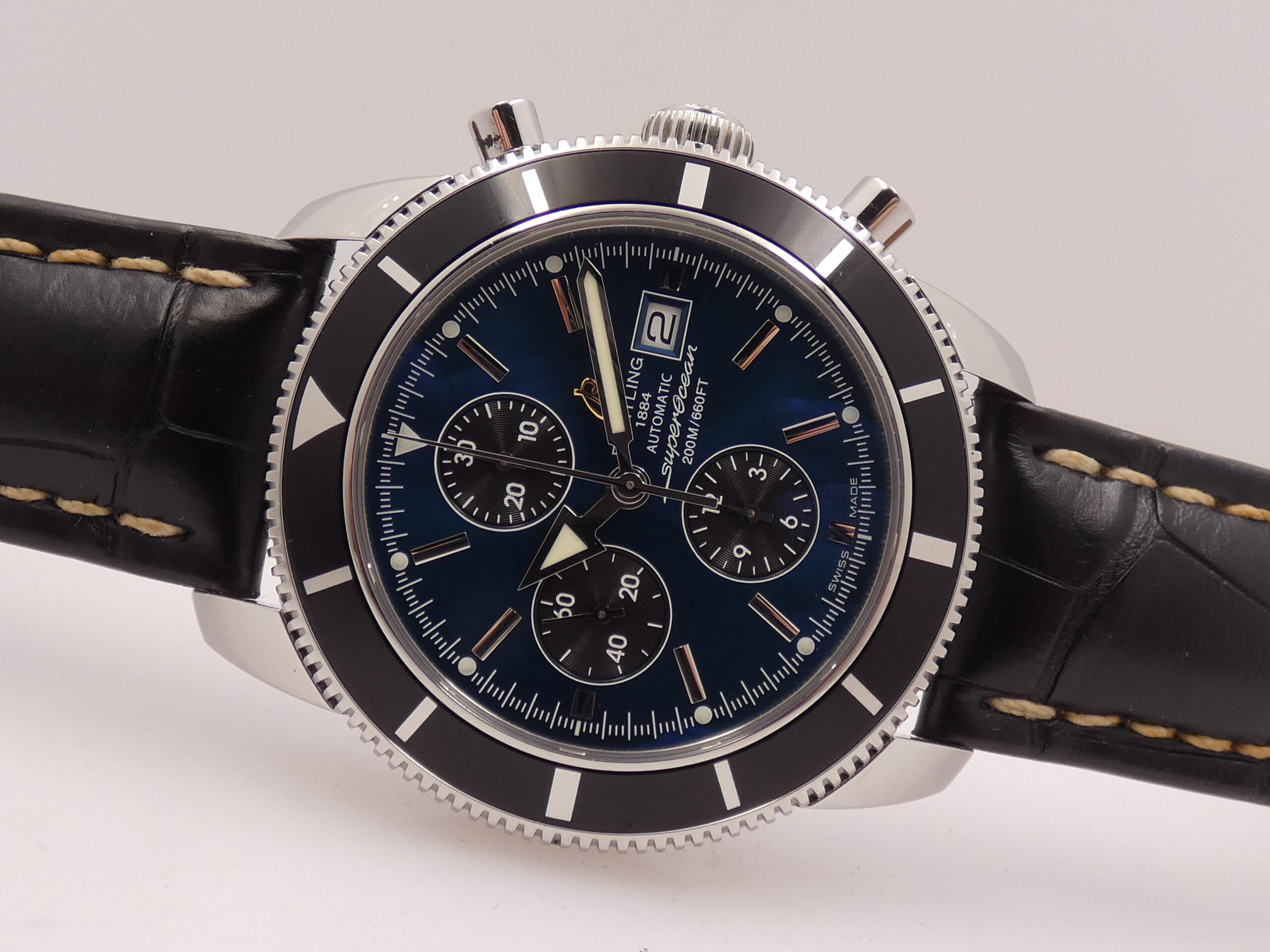 Cronografo Breitling Superocean Heritage A13320 BOX&PAPERS With C.O.S.C. Anno 2014 Automatico Acciaio - immagine 6