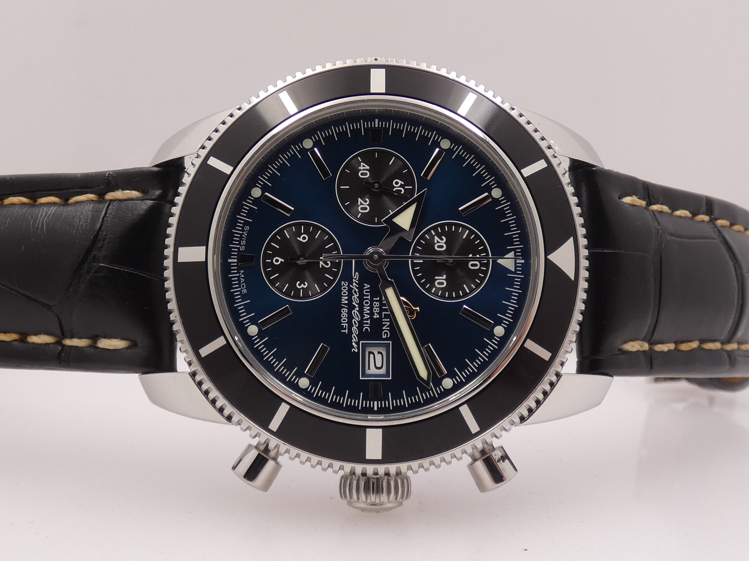 Cronografo Breitling Superocean Heritage A13320 BOX&PAPERS With C.O.S.C. Anno 2014 Automatico Acciaio - immagine 7
