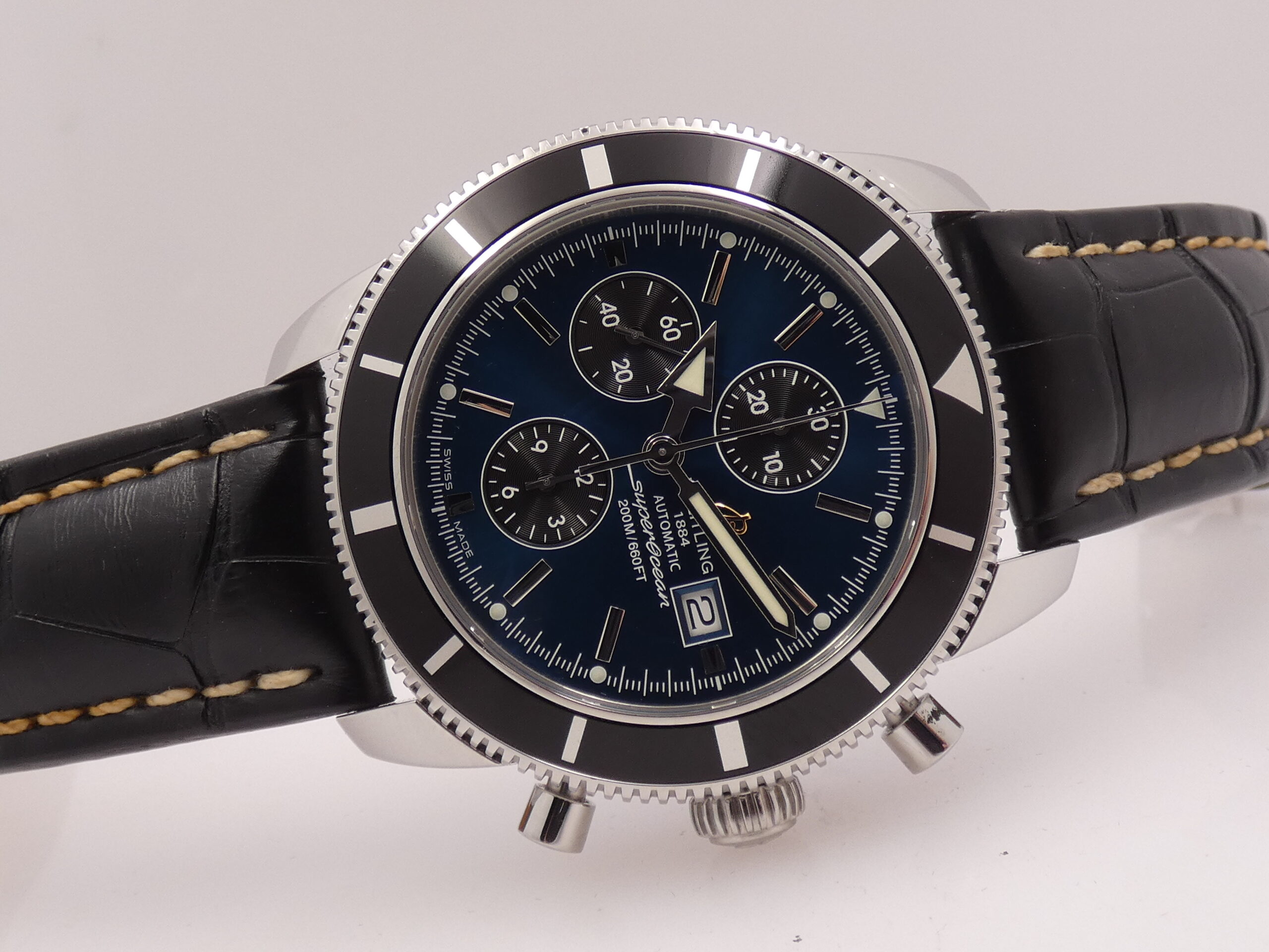 Cronografo Breitling Superocean Heritage A13320 BOX&PAPERS With C.O.S.C. Anno 2014 Automatico Acciaio - immagine 8