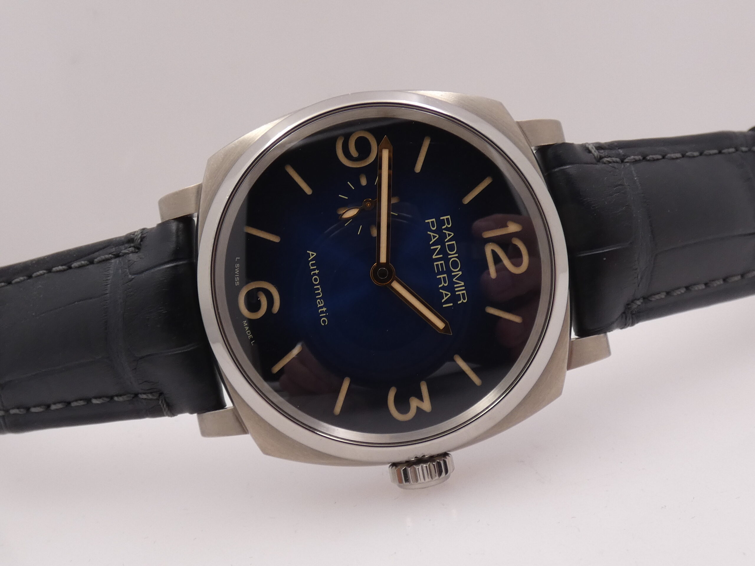 Panerai Radiomir 45mm Titanium PAM01078 Blue Dial BOX&PAPERS TOP CONDITION Automatico Anno 2020 LIMITED EDITION 288pcs Worldwide - immagine 7