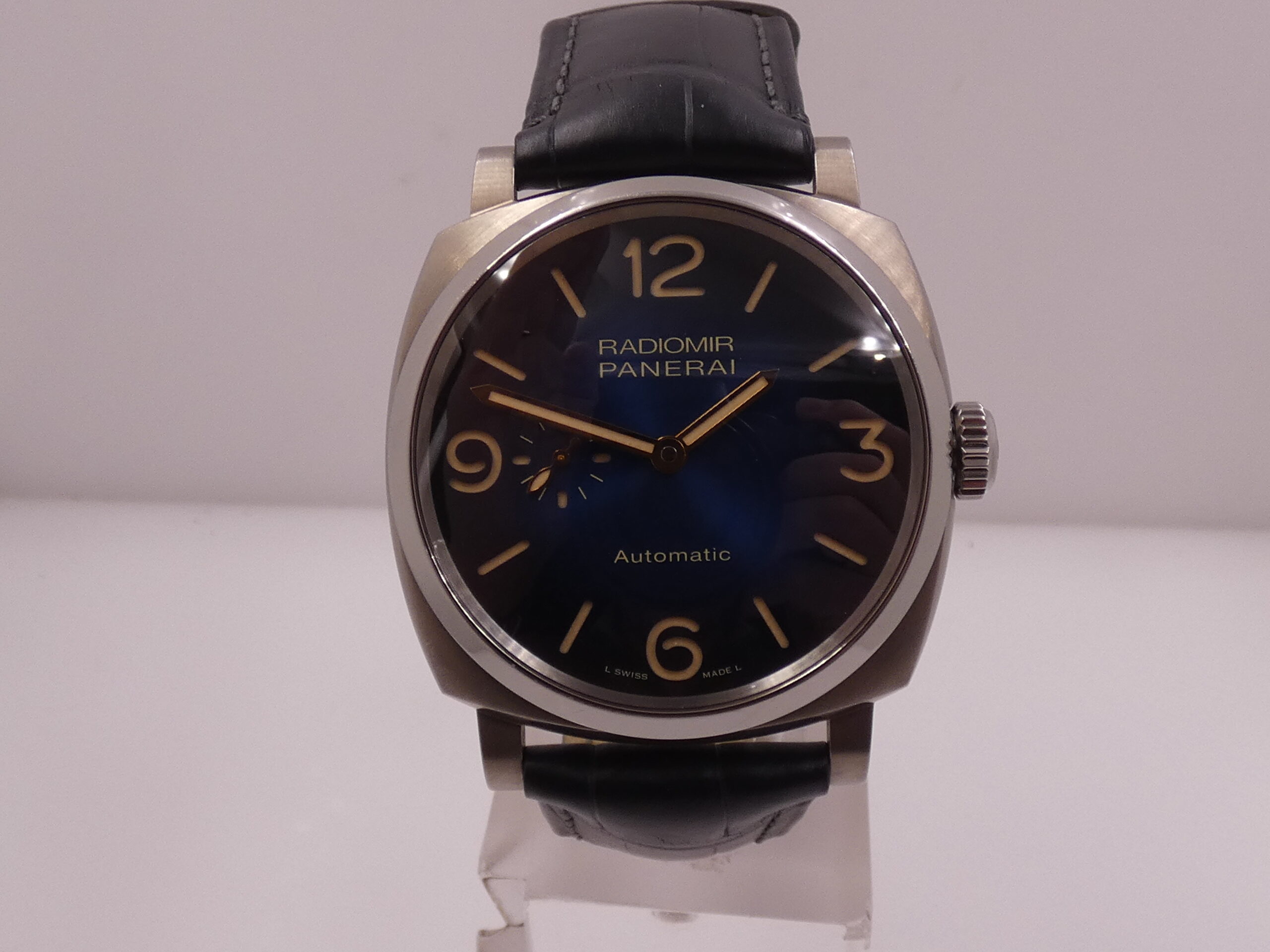 Panerai Radiomir 45mm Titanium PAM01078 Blue Dial BOX&PAPERS TOP CONDITION Automatico Anno 2020 LIMITED EDITION 288pcs Worldwide - immagine 8