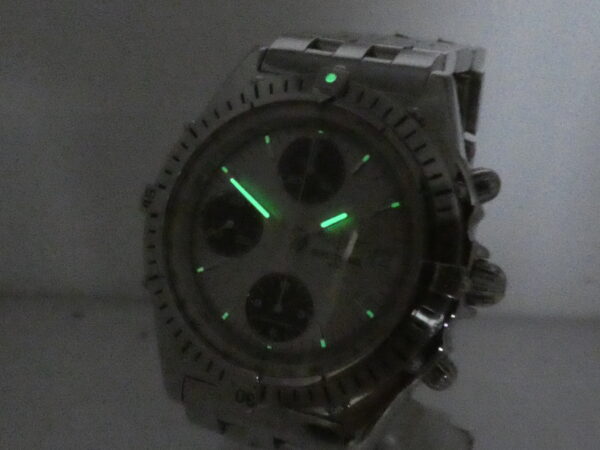 Cronografo Breitling Chronomat A13047 With BOX Automatico Acciaio Bracciale Pilot Anni 90's