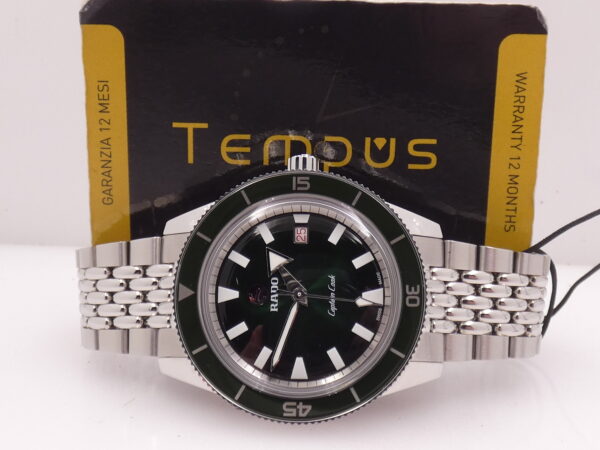 Rado HyperChrome Captain Cook VERDE NEW FULL SET Automatica Acciaio & Ceramica Hi-Tech Braccialato
