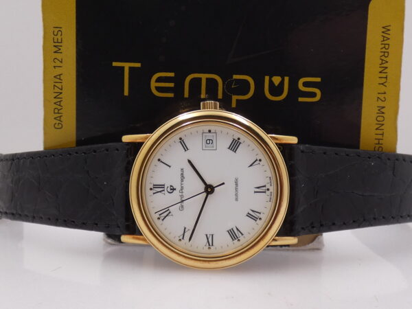 Girard Perregaux 30 Anni in Fiat 47990 PRIMA SERIE Oro Massiccio 18Kt N.O.S. BOX&PAPERS Automatico ANNO 1992 NEW OLD STOCK