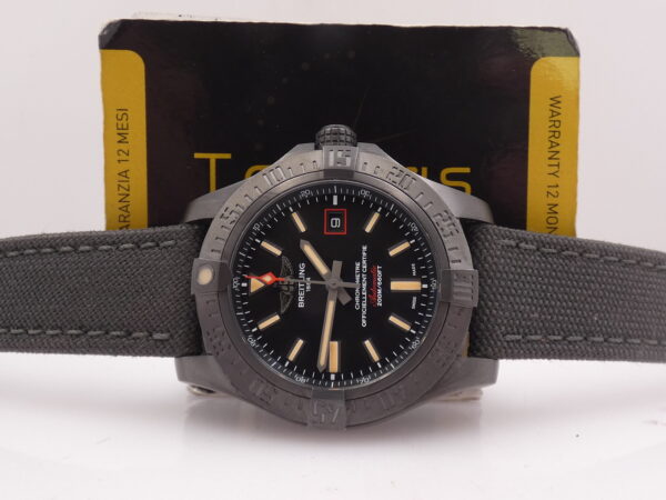 Breitling Avenger Blackbird 44 V17311 WITH PAPERS & C.O.S.C. Anno 2019 Automatico Titanio & Black DLC