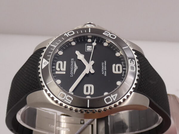 Longines HydroConquest 41mm L3.781.4 NEW SOLO OROLOGIO With Tag Price BLACK Dial Automatico Acciaio