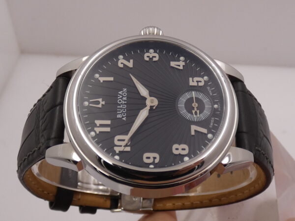 Bulova Accutron Gemini 63A27 Spider Lugs BLACK DIAL Carica Manuale Acciaio Anni 2000's