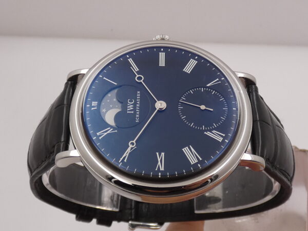 IWC Portofino Hand-Wound Moonphases 46mm IW5448 TOP CONDITION WITH PAPERS Anno 2016 Carica Manuale Acciaio