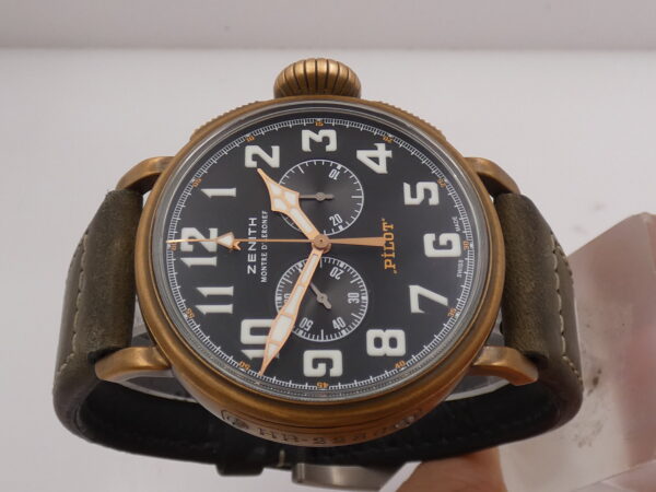 Cronografo Zenith Pilot Type 20 Extra Special Montre D'Aeronef 45mm 29.2430.4069 Bronze Automatico