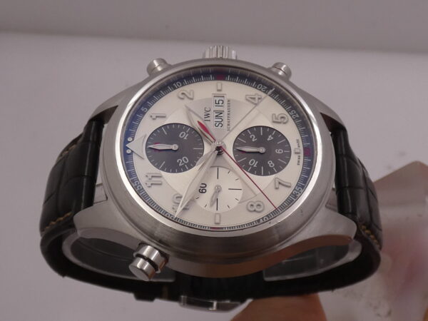IWC Pilot Double Chronograph Spitfire 3718 WITH PAPERS Anno 2015 Automatic Day-Date Acciaio IW371806