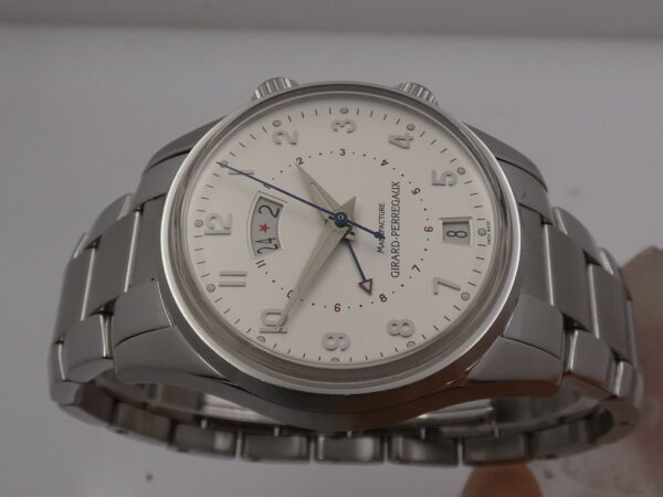 Girard Perregaux Traveller II GMT Alarm 4940 TOP CONDITION FULL SET Anno 2004 Automatico Acciaio Braccialato