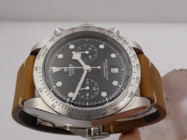 Cronografo Tudor Black Bay 79350 TOP CONDITION BOX&PAPERS Anno 2019 Black Dial Automatico Acciaio